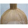 Image 3 : Woven Hanging Lamp Shade 23" dia, 26"H