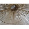 Image 5 : Woven Hanging Lamp Shade 23" dia, 26"H