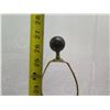 Image 10 : Black Iron Geo Table Lamp 27"H  (bulb not included)