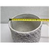 Image 9 : Kaya Planter (S) w/ Floral  Motif 14" dia, 14"H