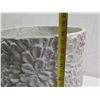 Image 8 : Kaya Planter (L) w/ Floral  Motif 18" dia, 18"H