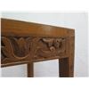 Image 4 : Carved Wooden Pedestal Table 15"x15"x33"H