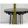 Image 9 : Kenzo Petrified Wood Side Table 20" dia, 22"H