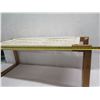 Image 11 : BLOOMINGVILLE Teak Wood & Woven Cotton Rope Bench 46"x16"x19"H