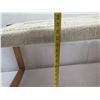 Image 13 : BLOOMINGVILLE Teak Wood & Woven Cotton Rope Bench 46"x16"x19"H