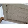 Image 8 : BLOOMINGVILLE Teak Wood & Woven Cotton Rope Bench 46"x16"x19"H