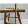 Image 13 : Teak Macrame Stool 18"x15"x18"H