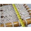 Image 10 : Teak Macrame Stool 18"x15"x18"H