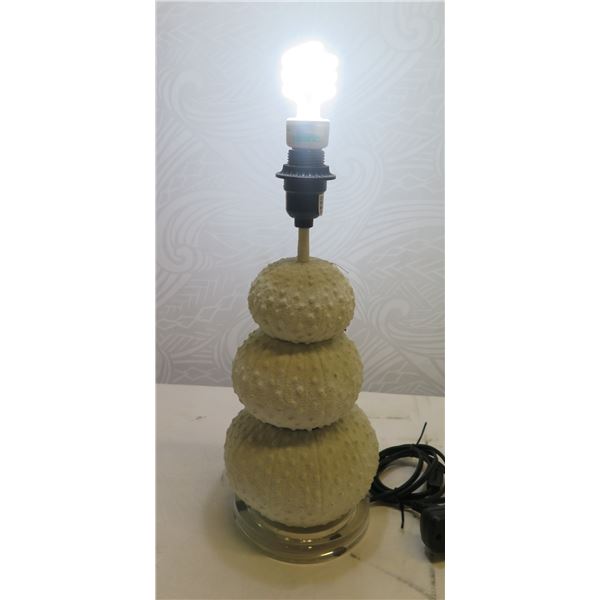 Stacked Urchin Table Lamp 15 H (bulb not included)