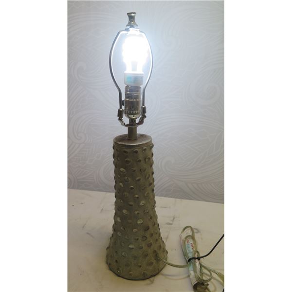 Metal Dots Table Lamp 21 H (bulb not included)