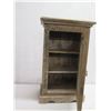 Image 3 : Carved Wooden Cabinet w/ Inside Shelving 20"x11"x32"H