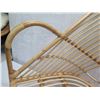 Image 6 : Silvana Rattan Chair Indigo w/ Back & Seat Cushions 26"x18"x32"H