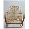 Image 3 : Silvana Rattan Chair Indigo w/ Back & Seat Cushions 26"x18"x32"H