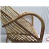 Image 6 : Silvana Rattan Chair Indigo w/ Back & Seat Cushions 26"x18"x32"H