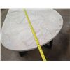 Image 8 : MEZO Coffee Table w/ Cracked Décor Top 48"x34" 16.5"