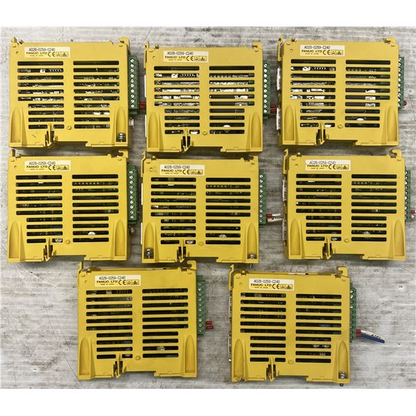 Lot of (8) Fanuc  #A02B-0259-C240 Modules