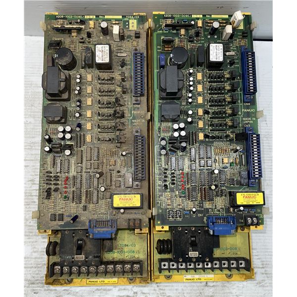 Lot of (2) Fanuc #A06B-6058-H006 Servo Amplifier