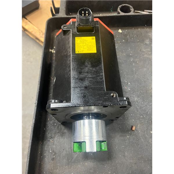 Fanuc #A06B-0247-B100 AC Servo Motor - Damaged Connector