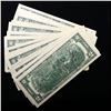 Image 5 : Lot of  24x Non-Consec 1976 $2 Federal Reserve Notes, Dallas TX, AU/CU Grades Grades