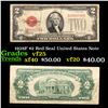 Image 1 : 1928F $2 Red Seal United States Note Grades vf+