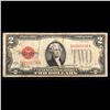 Image 2 : 1928F $2 Red Seal United States Note Grades vf+