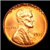 Image 2 : 1955-p Lincoln Cent 1c Grades GEM+ Unc RD