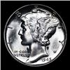 Image 2 : 1945-p Mercury Dime 10c Grades GEM+ Unc