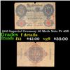 Image 1 : 1910 Imperial Gremany 20 Mark Note P# 40B Grades f details