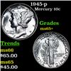 Image 1 : 1945-p Mercury Dime 10c Grades GEM+ Unc
