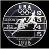 Image 2 : Proof 1995-P Olympics Track & Field Modern Commem Dollar $1 Grades GEM++ Proof Deep Cameo