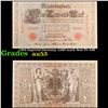 Image 1 : 1910 Imperial Germany 1,000 mark Note P# 44B Grades Select AU