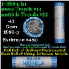 Image 1 : Shotgun Jefferson 5c roll, 1999-p 40 pcs Bank Wrapper