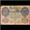 Image 2 : 1910 Imperial Gremany 20 Mark Note P# 40B Grades vf details