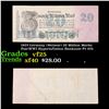 Image 1 : 1923 Germany (Weimar) 20 Million Marks Post-WWI Hyperinflation Banknote P# 97b Grades vf+