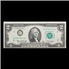 Image 2 : 1976 $2 Federal Reserve Note  Grades Choice AU/BU Slider