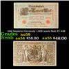 Image 1 : 1910 Imperial Germany 1,000 mark Note P# 44B Grades Choice AU/BU Slider