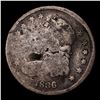 Image 2 : 1836 Capped Bust Half Dime 1/2 10c Grades vg details