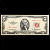 Image 2 : 1953A $2 Red Seal United States Note Grades xf+