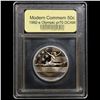 Image 2 : Proof 1992-s Olympic Modern Commem Half Dollar 50c Graded GEM++ Proof Deep Cameo By USCG