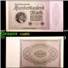 Image 1 : 1923 1st Issue Germany (Weimar) 100,000 Marks Post-WWI Hyperinflation Note P# 83a Grades Gem CU