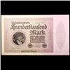 Image 2 : 1923 1st Issue Germany (Weimar) 100,000 Marks Post-WWI Hyperinflation Note P# 83a Grades Gem CU