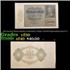Image 1 : 1922 Germany (Weimar Republic) 10,000 Marks "Vampire" Post-WWI Hyperinflation Note P# 71 Grades vf++