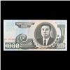 Image 2 : 2002 Upper Korea 1,000 Won Note P# 45B Grades Gem CU