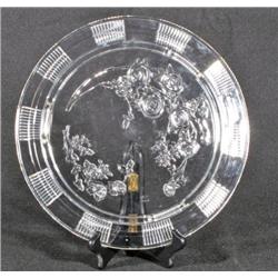 Depression glass plate