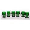 Image 1 : Set 6 Dark Green Glasses