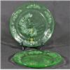 Image 1 : Green Depression Plates