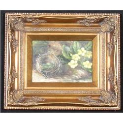 5x7 Still Life oil on board