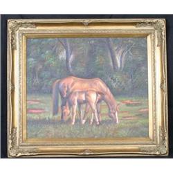 20'x24' Horses oil on canvas