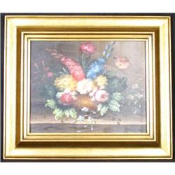 16'x20' Floral Still Life Oil on Canvas