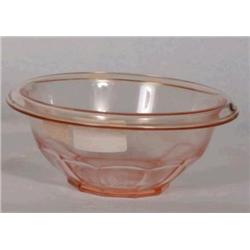 Pink Depression Mixing Bowl 6 1/2'